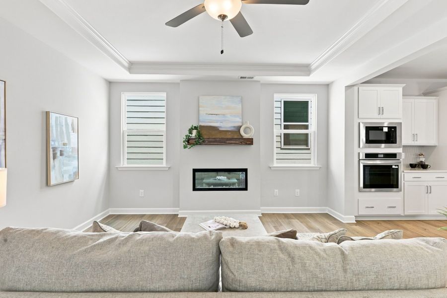 Representative furnished interior of a home built from the The Oakmont A by Davidson Homes LLC in Bradshaw Farms, Mount Juliet (Image 7).