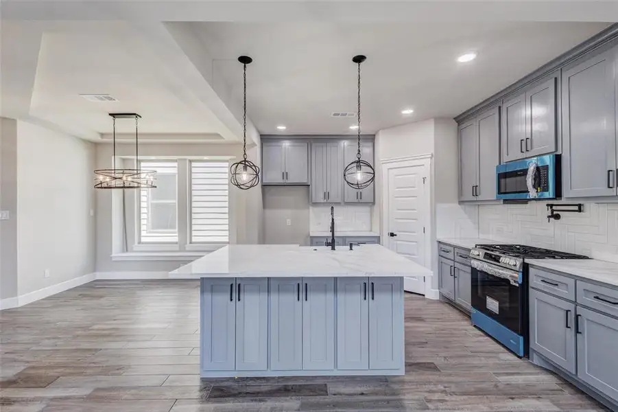 Furnished interior view inside a new home in , Irving (Image 3).