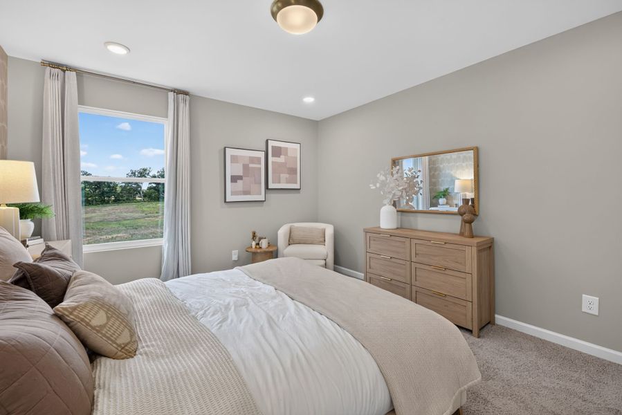 Furnished interior view inside a new home in The Ridge Townhomes, Monroe (Image 26).