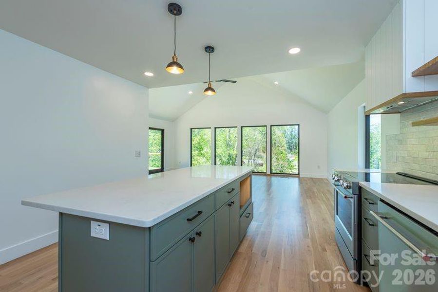 Furnished interior view inside a new home in , Asheville (Image 5).