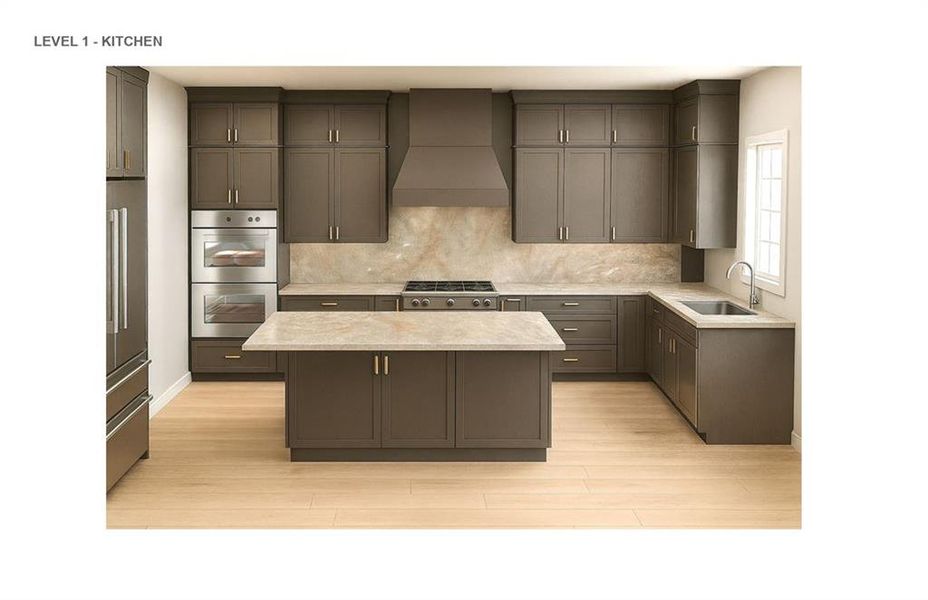 Furnished interior view inside a new home in , Atlanta (Image 7). Furnished interior view inside a new home in , Atlanta (Image 7).