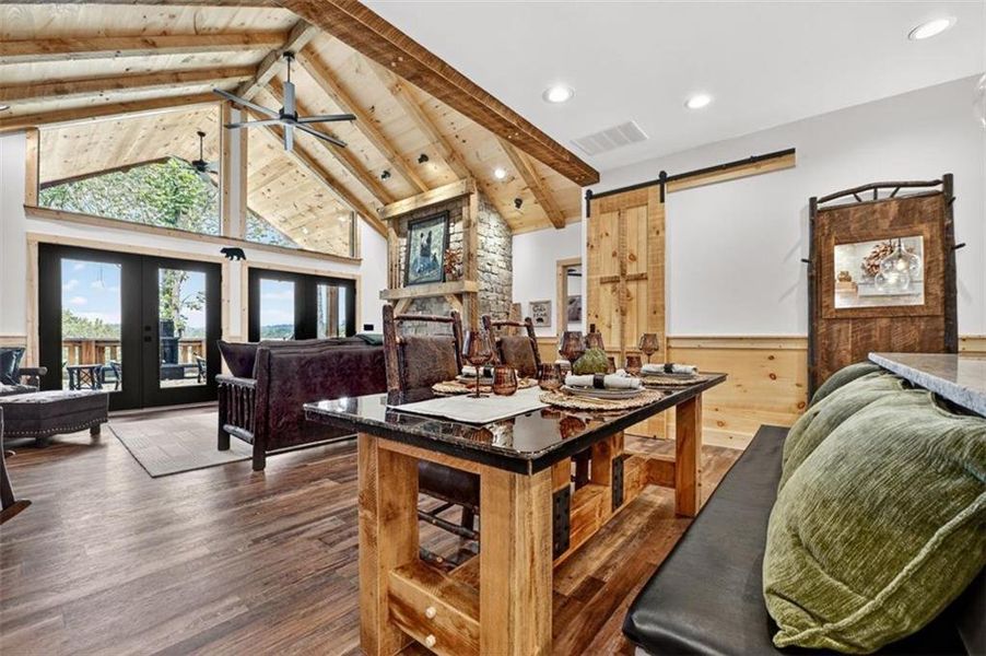 Furnished interior view inside a new home in , Ellijay (Image 12). Furnished interior view inside a new home in , Ellijay (Image 12).