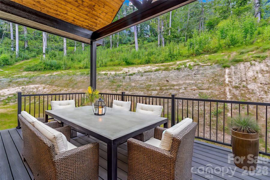 Exterior details and patio area of a home in , Fairview (Image 3).