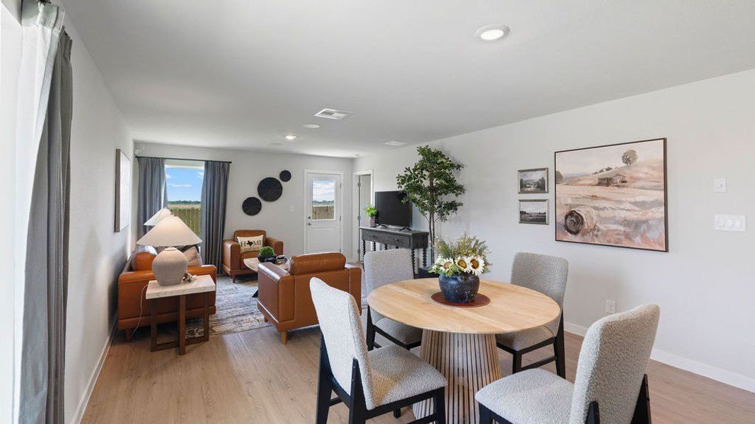 Furnished interior view inside a new home in Waldron Estates, Corpus Christi (Image 8).