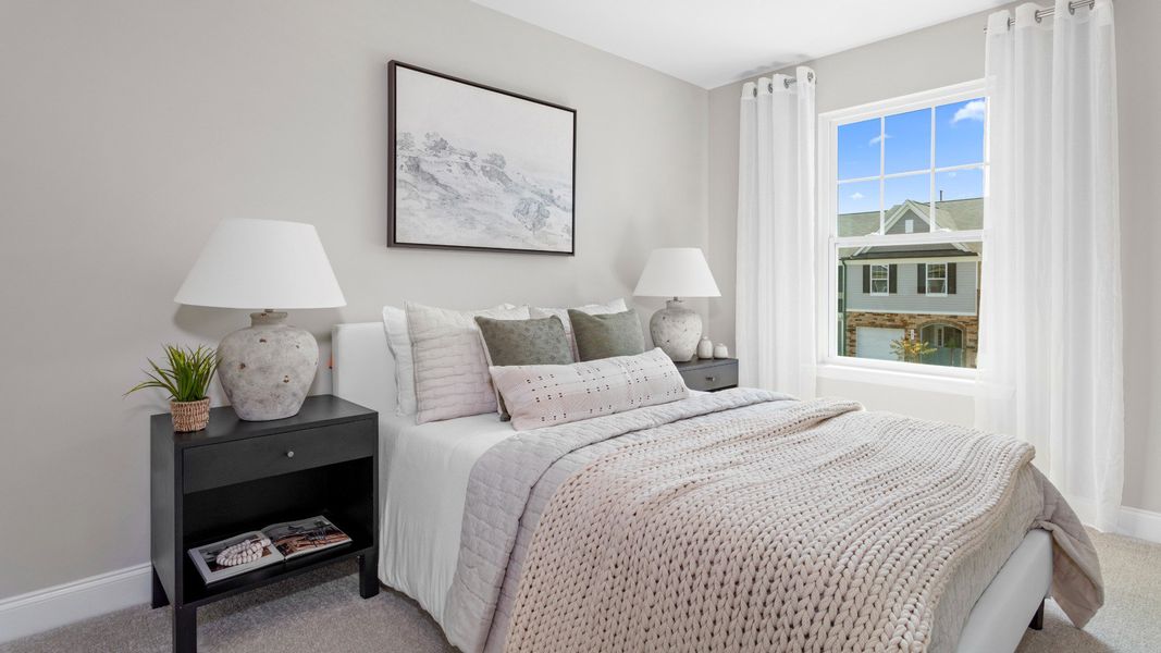 Representative furnished interior of a home built from the Litchfield by DRB Homes in Mason Grove, Franklinton (Image 13).