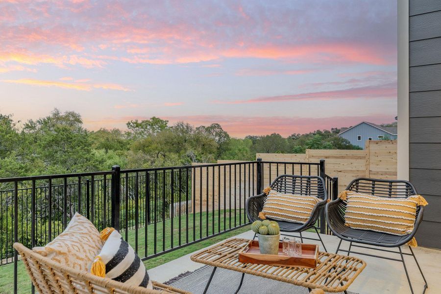 Exterior details and patio area of a home in , Austin (Image 27).