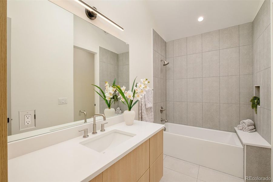 Furnished interior view inside a new home in , Denver (Image 13).