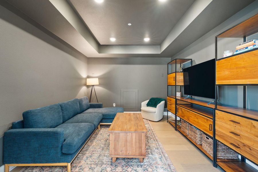 Furnished interior view inside a new home in Sweetwater - 60', Austin (Image 26).
