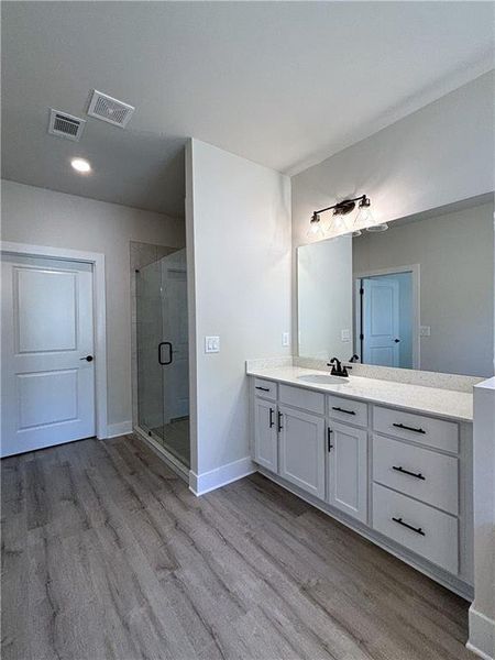 Furnished interior view inside a new home in , Cleveland (Image 7).