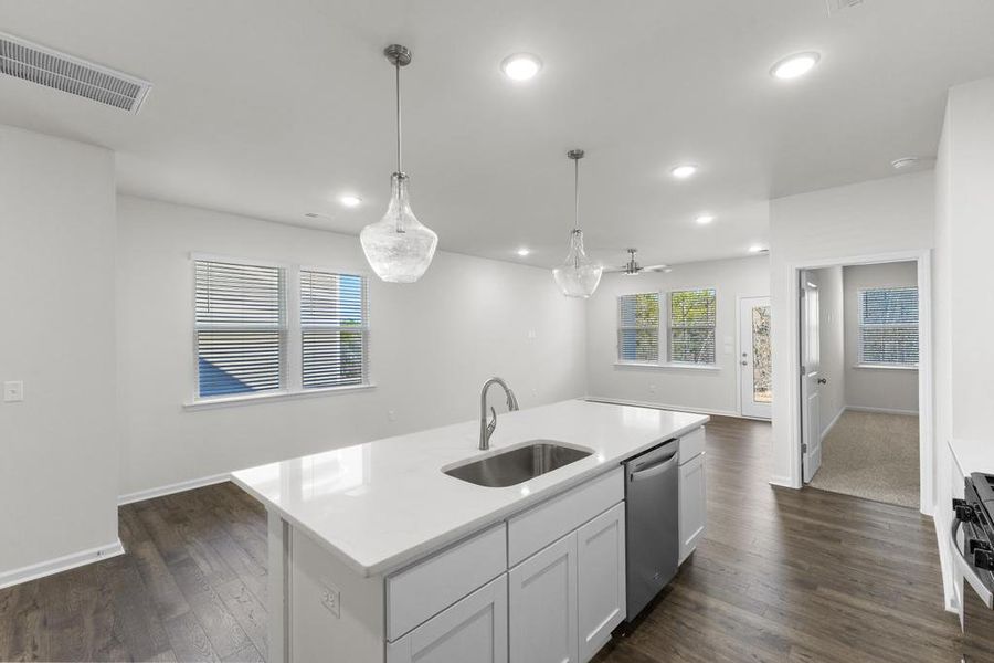 Representative furnished interior of a home built from the Karamea by Veranda Homes in Hitchcock Preserve 43', Aiken (Image 7).
