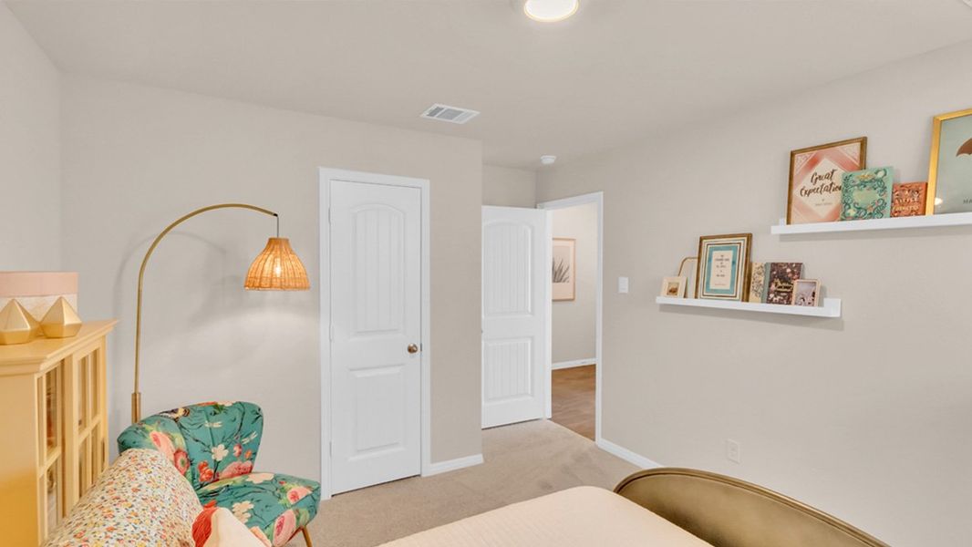 Furnished interior view inside a new home in Monarch Ranch, Manor (Image 9).