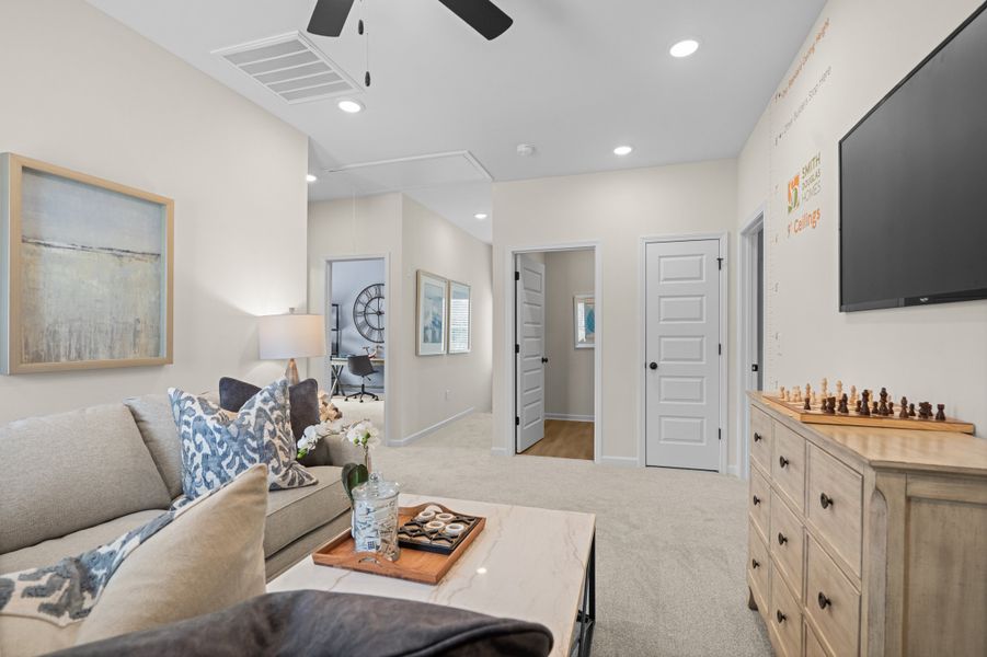 Furnished interior view inside a new home in Varnell Preserve, Dalton (Image 12).