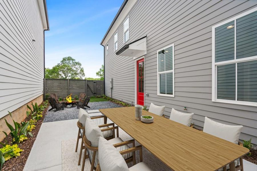Exterior details and patio area of a home in , Auburn (Image 24).