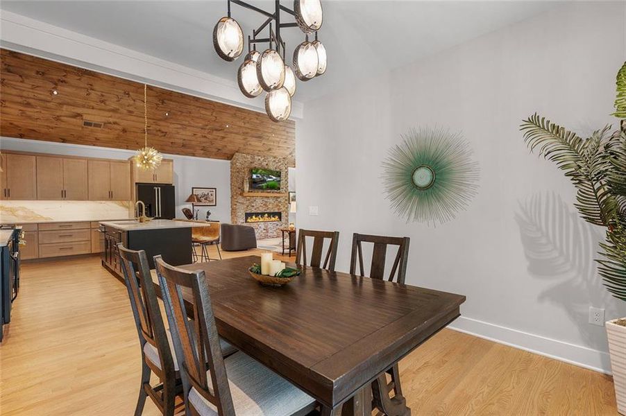 Furnished interior view inside a new home in , Talking Rock (Image 47).