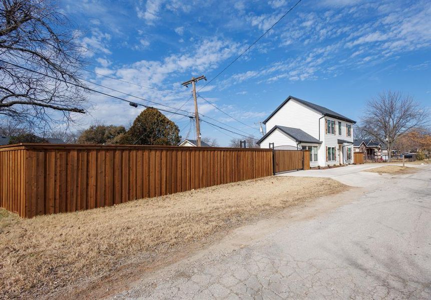 Exterior details and patio area of a home in , Fort Worth (Image 21). Exterior details and patio area of a home in , Fort Worth (Image 21).