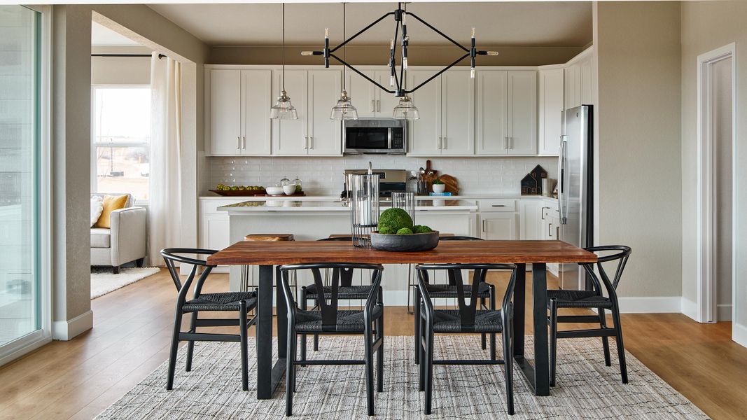Representative furnished interior of a home built from the Silverthorne by Taylor Morrison in Macanta, Castle Rock (Image 9). Representative furnished interior of a home built from the Silverthorne by Taylor Morrison in Macanta, Castle Rock (Image 9).