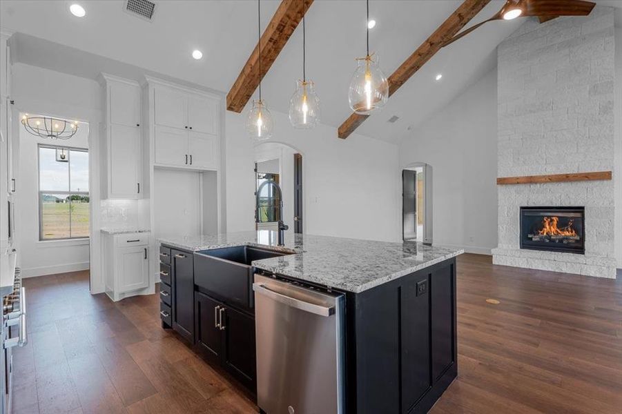 Furnished interior view inside a new home in , Godley (Image 8).