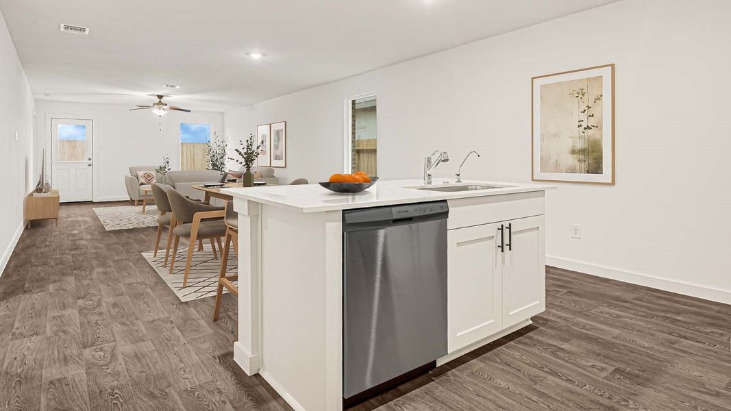 Furnished interior view inside a new home in Milo Farms, Rosenberg (Image 5).