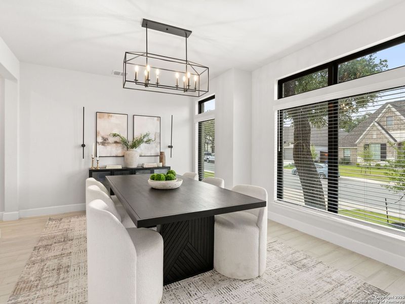 Furnished interior view inside a new home in Balcones Creek 70', Boerne (Image 28). Furnished interior view inside a new home in Balcones Creek 70', Boerne (Image 28).