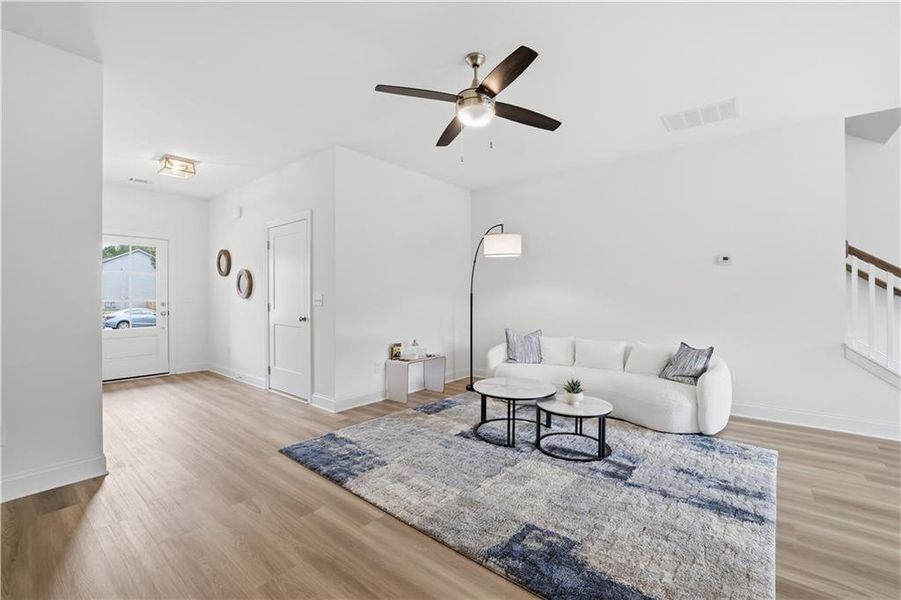 Furnished interior view inside a new home in , Ball Ground (Image 34).