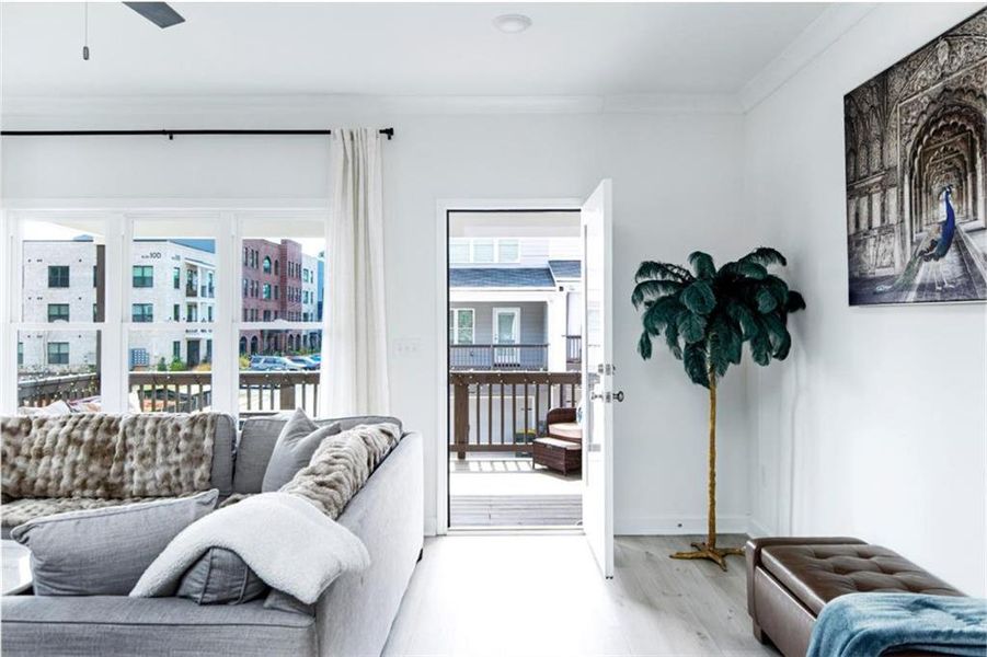 Furnished interior view inside a new home in , Kennesaw (Image 14).