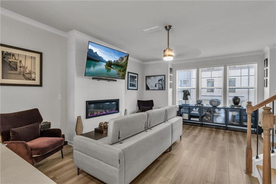 Furnished interior view inside a new home in , McDonough (Image 8).