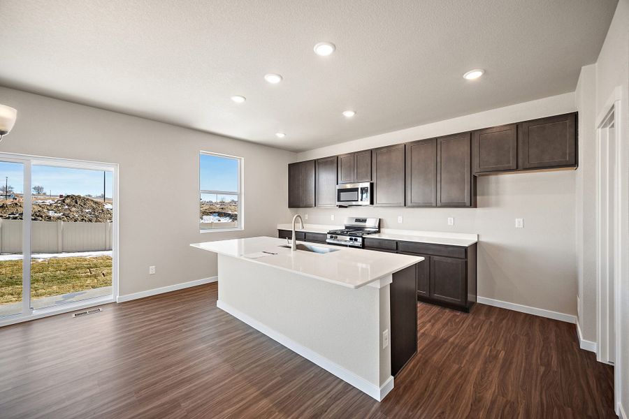 Furnished interior view inside a new home in Aspen Ranch, Fountain (Image 5).