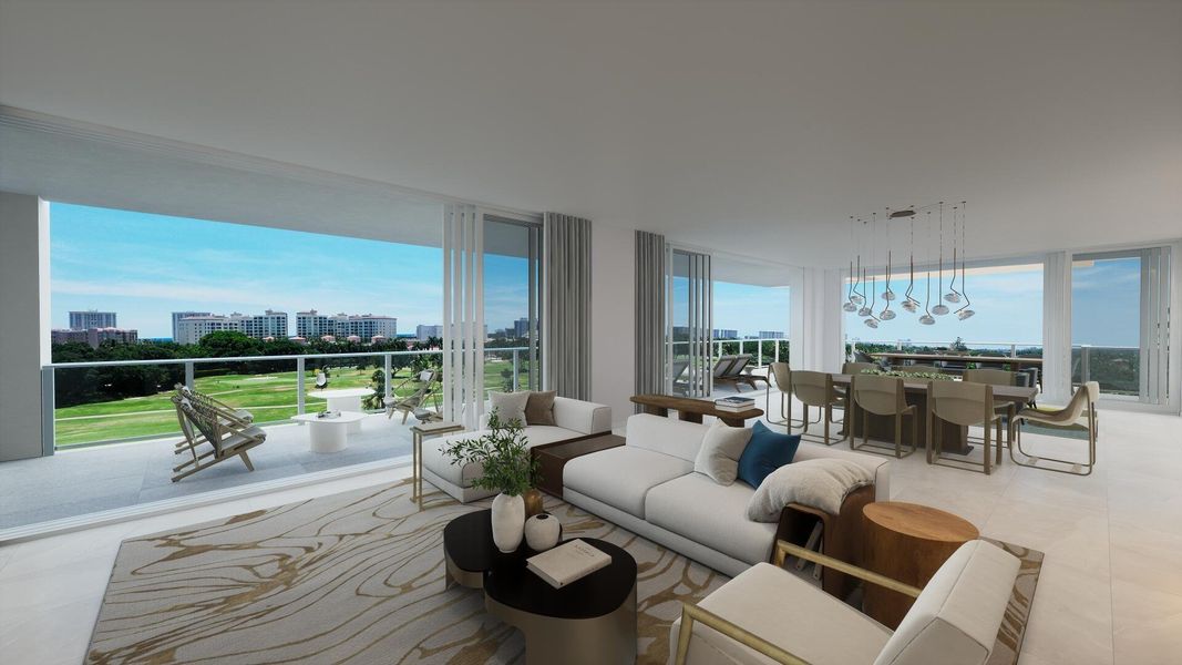 Furnished interior view inside a new home in , Boca Raton (Image 6). Furnished interior view inside a new home in , Boca Raton (Image 6).