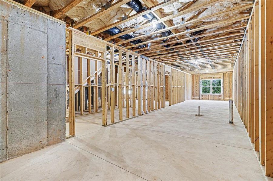 In-progress construction of a new home in , Dawsonville, GA (Image 27).