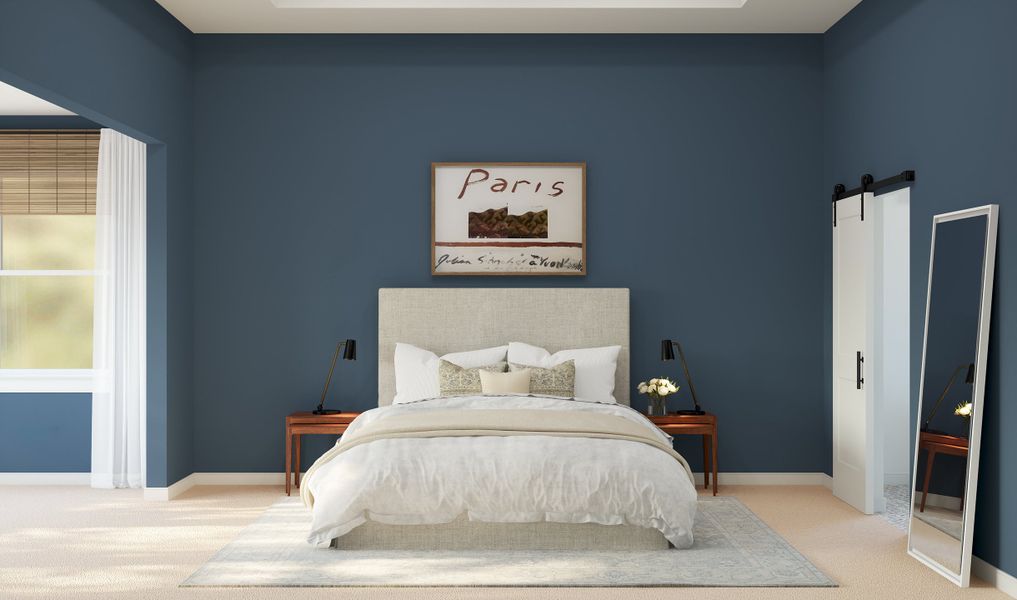 Primary suite with sitting room Primary suite with sitting room