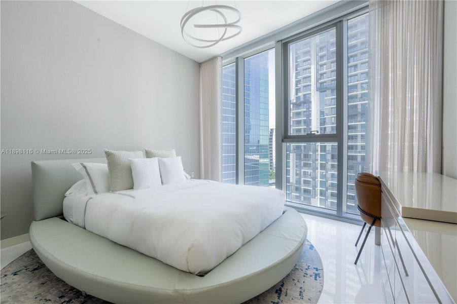 Furnished interior view inside a new home in Aston Martin Residences, Miami (Image 6). Furnished interior view inside a new home in Aston Martin Residences, Miami (Image 6).