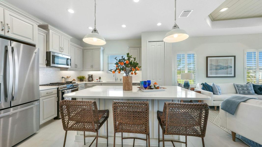 Furnished interior view inside a new home in Wildleaf Real Estate and Homes for Sale in Parrish, FL - Neal Communities, Parrish (Image 20). Furnished interior view inside a new home in Wildleaf Real Estate and Homes for Sale in Parrish, FL - Neal Communities, Parrish (Image 20).