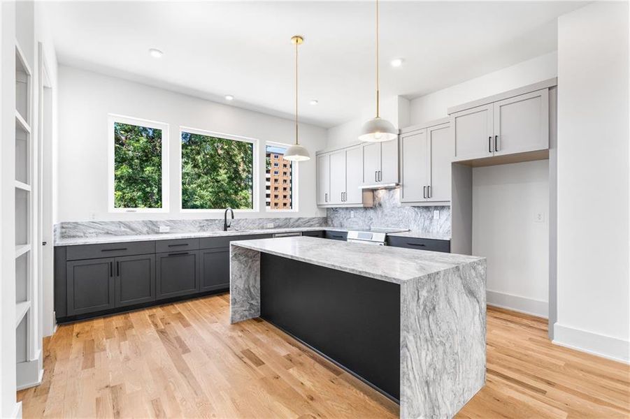 Furnished interior view inside a new home in , Atlanta (Image 24).