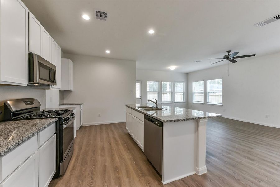 Furnished interior view inside a new home in King Oaks Village, Baytown (Image 8).