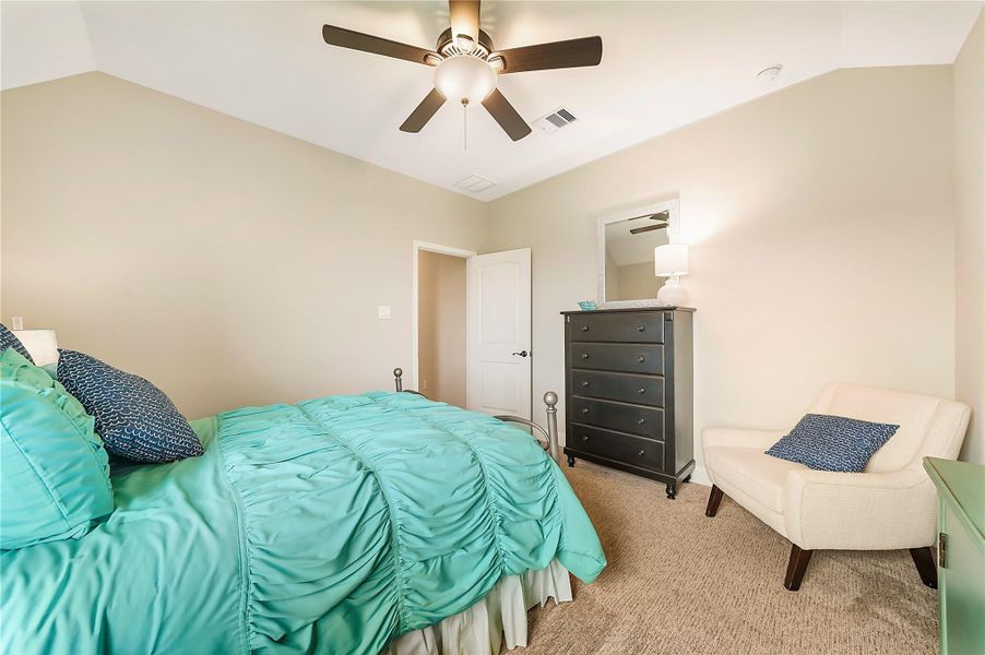 Furnished interior view inside a new home in Valencia: Hilltop Collection, Manvel (Image 35).