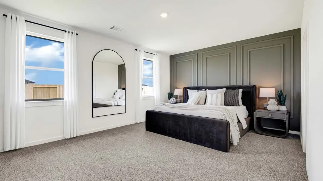 Furnished interior view inside a new home in Evergreen, Rosenberg (Image 22).