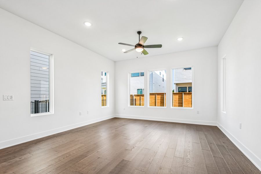 Spacious, unfurnished interior of a new home in Novel, Austin (Image 13). Spacious, unfurnished interior of a new home in Novel, Austin (Image 13).