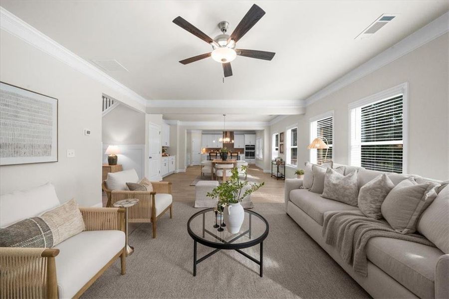 Furnished interior view inside a new home in River Rock, Ball Ground (Image 38). Furnished interior view inside a new home in River Rock, Ball Ground (Image 38).