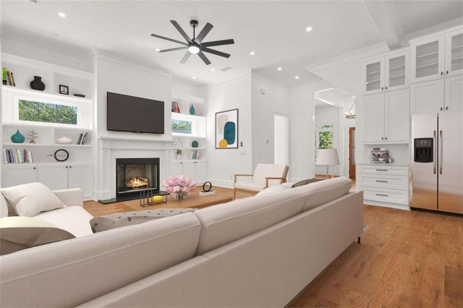 Furnished interior view inside a new home in , Lawrenceville (Image 10).