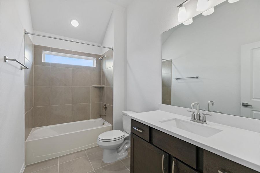 Furnished interior view inside a new home in Aldeana, Bonney (Image 15).