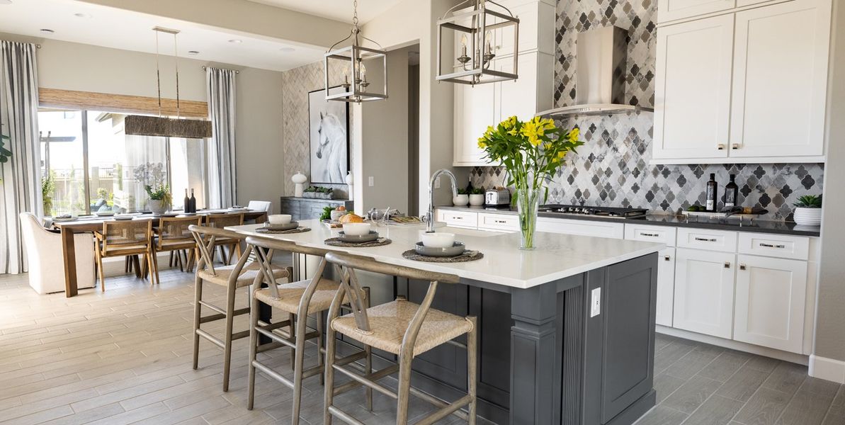 Furnished interior view inside a new home in Overlook at The Dells, Prescott (Image 5).