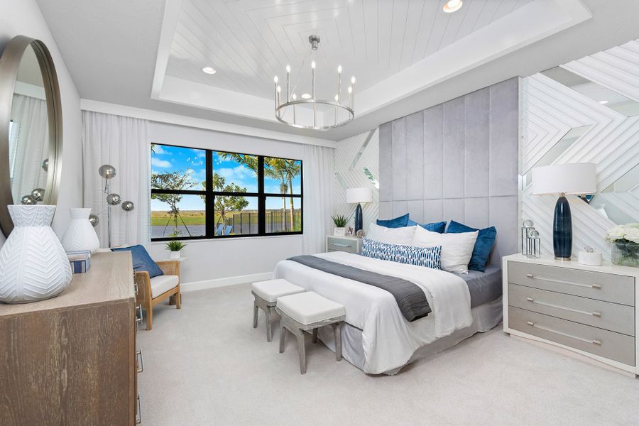 Representative furnished interior of a home built from the Atlantica by GL Homes in Valencia Parc at Riverland, Port St. Lucie (Image 19).