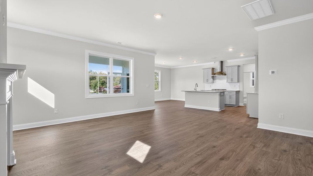 Spacious, unfurnished interior of a new home in The Manors at Haywood Glen, Knightdale (Image 14).