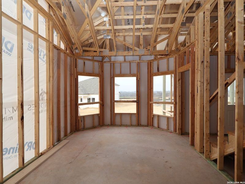 In-progress construction of a new home in Mesquite Ridge, San Antonio, TX (Image 26).