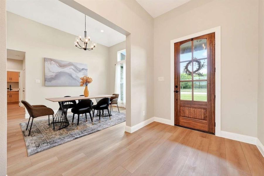Furnished interior view inside a new home in , Royse City (Image 6).