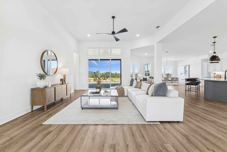 The Aldenridge - Family Room The Aldenridge - Family Room