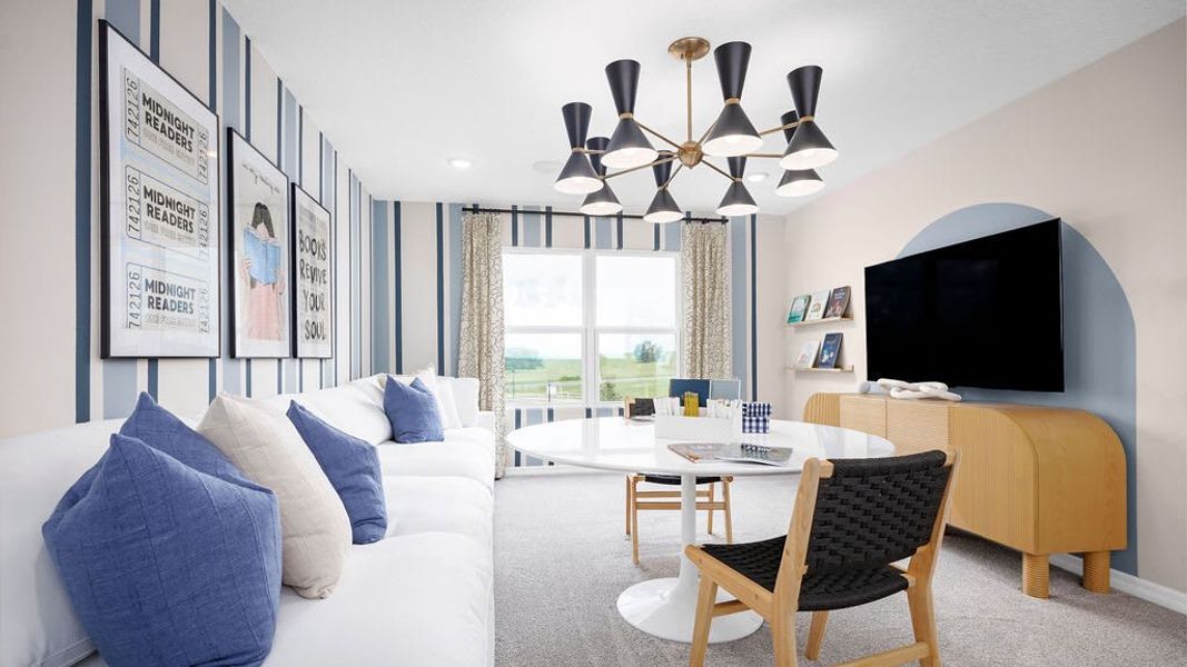 Second Family Room | Cape | Hodges Reserve | New Homes In Howey-in-the-Hills, FL by Landsea Homes Second Family Room | Cape | Hodges Reserve | New Homes In Howey-in-the-Hills, FL by Landsea Homes