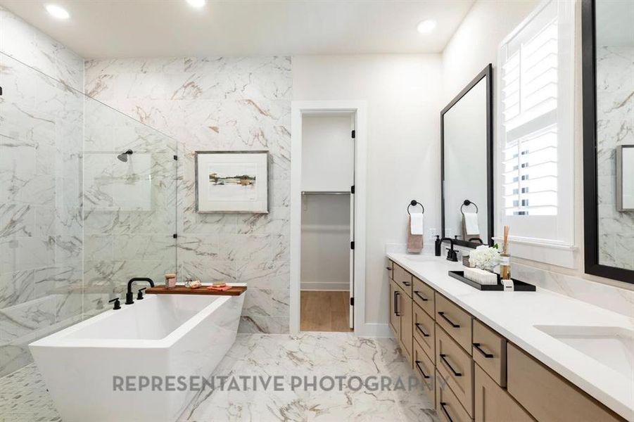 Furnished interior view inside a new home in Meraki, Forney (Image 37).