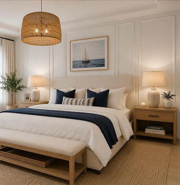 Furnished interior view inside a new home in , Sanford (Image 5).