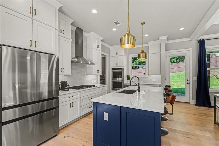 Furnished interior view inside a new home in , Smyrna (Image 36).